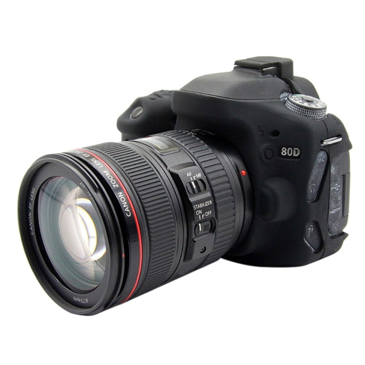 PULUZ Soft Silicone Protective Case for Canon EOS 80D