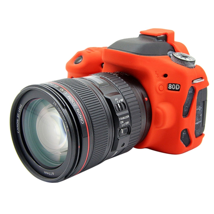 PULUZ Soft Silicone Protective Case for Canon EOS 80D