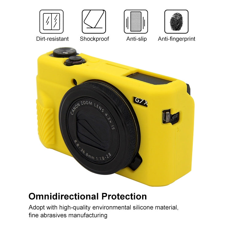 PULUZ Soft Silicone Protective Case for Canon EOS G7 X Mark II