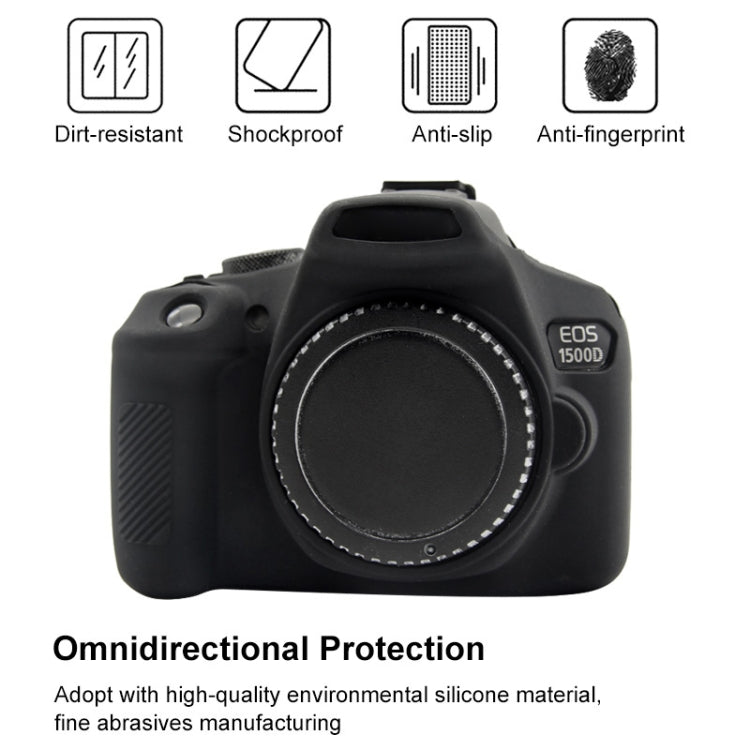 PULUZ Soft Silicone Protective Case for Canon EOS 1300D / 1500D