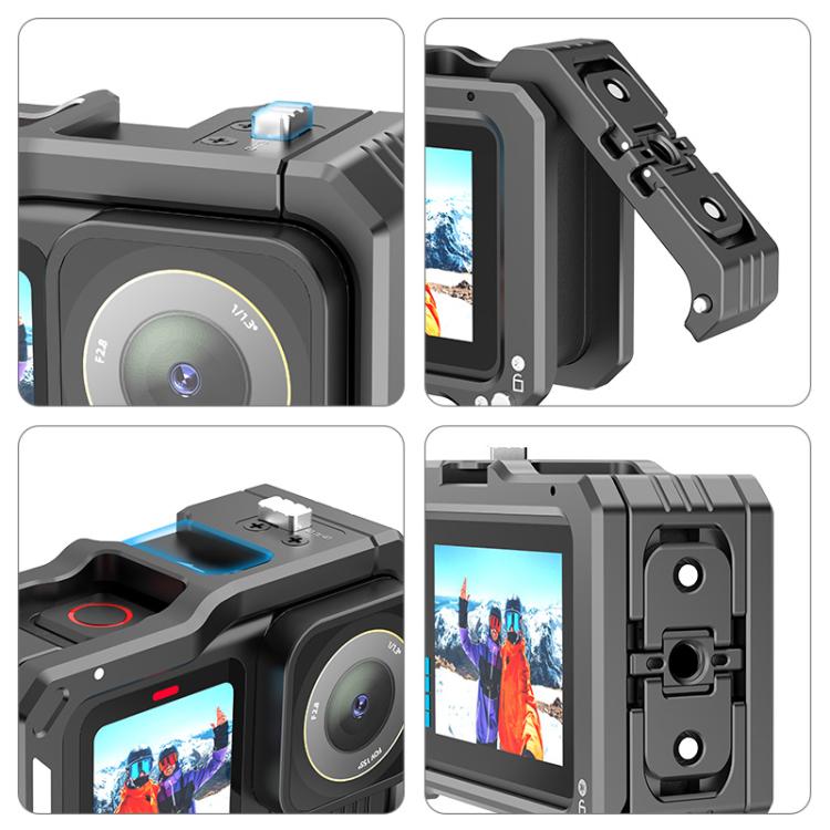 For GoPro HERO13 Black /12 Black /11 Black /10 Black /9 Black PULUZ Metal Camera Cage
