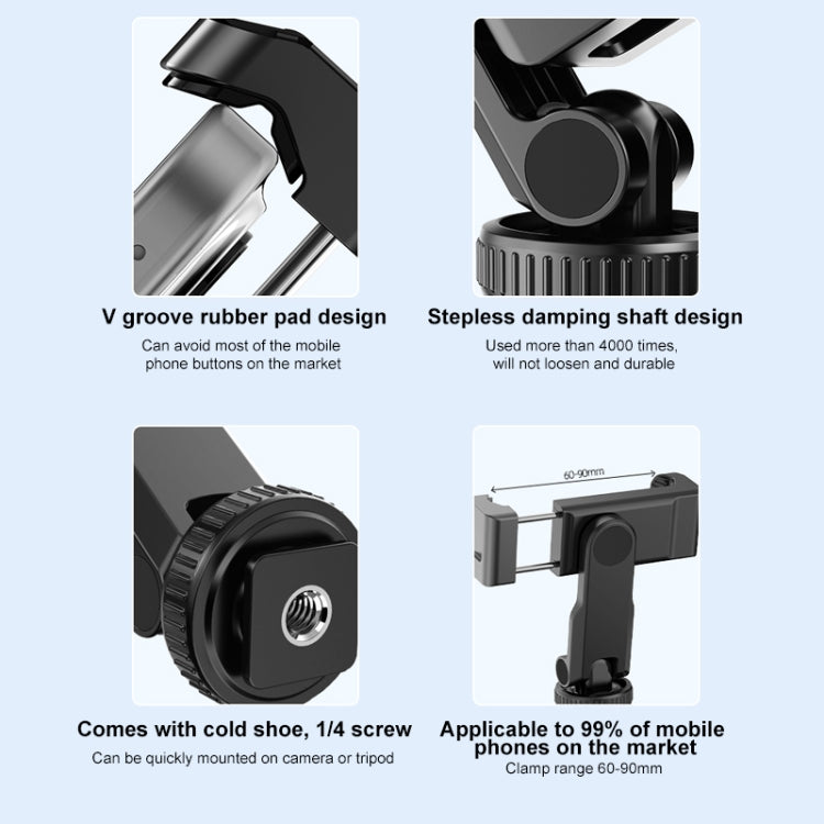 مشبك هاتف PULUZ لتوسيع الإطار الواقي لـ DJI OSMO Pocket 3، متوافق مع عمود الحامل الثلاثي