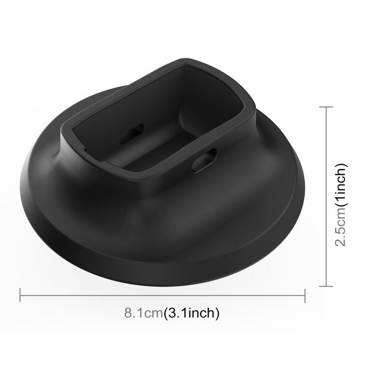 حامل قاعدة لاصقة لسطح المكتب من السيليكون PULUZ لحامل Insta360 X5، قاعدة سيليكون للحامل