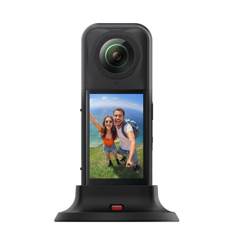 حامل قاعدة لاصقة لسطح المكتب من السيليكون PULUZ لحامل Insta360 X5، قاعدة سيليكون للحامل