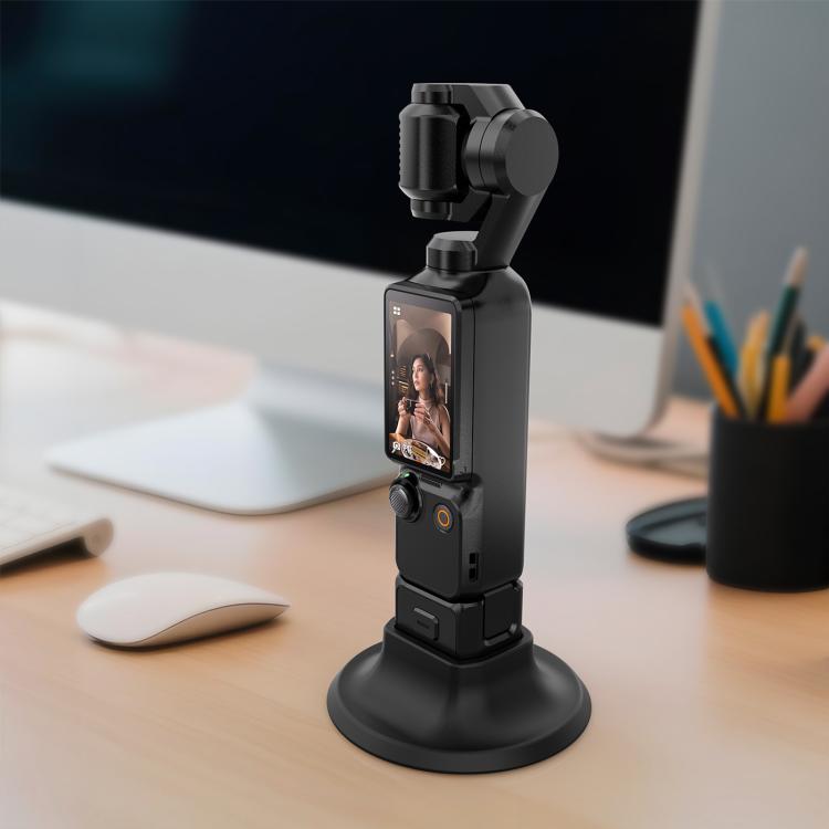 حامل قاعدة سطح المكتب من السيليكون اللاصق PULUZ لـ DJI Osmo Pocket 3