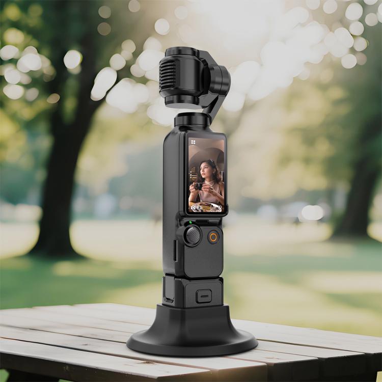 حامل قاعدة سطح المكتب من السيليكون اللاصق PULUZ لـ DJI Osmo Pocket 3
