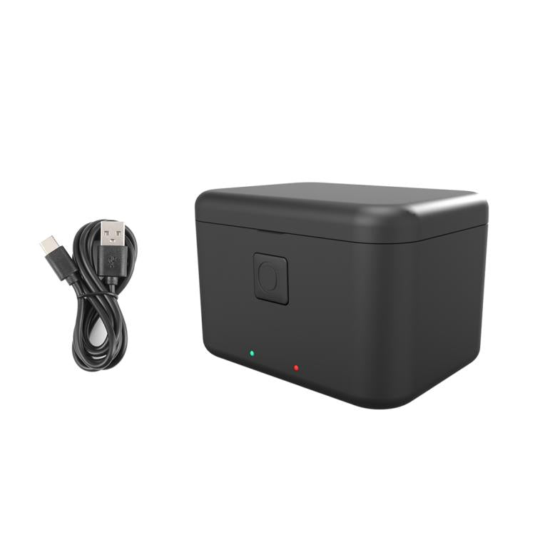For Insta360 X5 PULUZ Dual-Batteries Charging Box Battery & Memory Card Storage Case