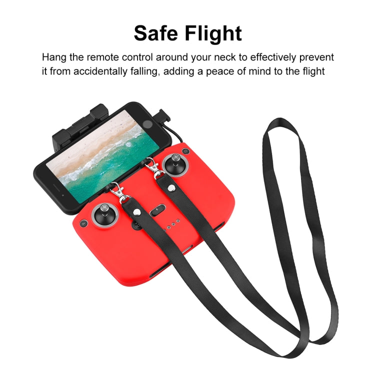 PULUZ Shockproof Anti-scratch Silicone Case with Neck Strap For DJI Neo / Mini 3 / 3 Pro / Mavic 3 / Air 2S / Mini 2 RC-N2 / RC-N1 / RC-N3 Remote Control, For DJI Mini 3 / 3 Pro / Mavic 3 / Air 2S / Mini 2 Remote Control with Neck Strap