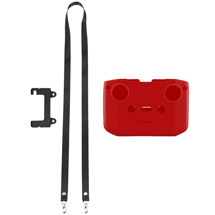 PULUZ Shockproof Anti-scratch Silicone Case with Neck Strap For DJI Neo / Mini 3 / 3 Pro / Mavic 3 / Air 2S / Mini 2 RC-N2 / RC-N1 / RC-N3 Remote Control, For DJI Mini 3 / 3 Pro / Mavic 3 / Air 2S / Mini 2 Remote Control with Neck Strap