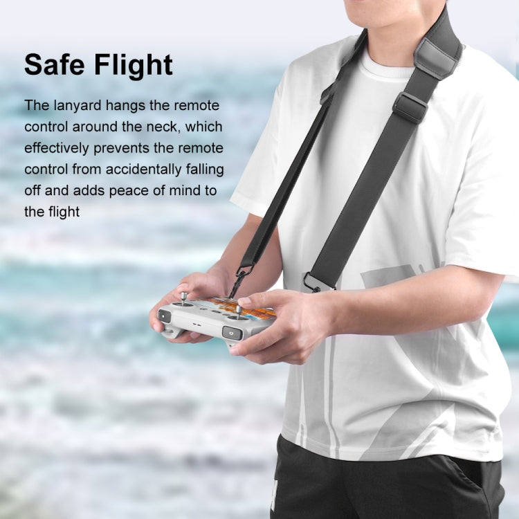 حزام رقبة PULUZ لجهاز التحكم عن بعد بشاشة DJI Mini 3 Pro / Air 2S / Air 2 / Mavic 2، لجهاز التحكم عن بعد بشاشة DJI Mini 3 Pro / Air 2S / Air 2 / Mavic 2