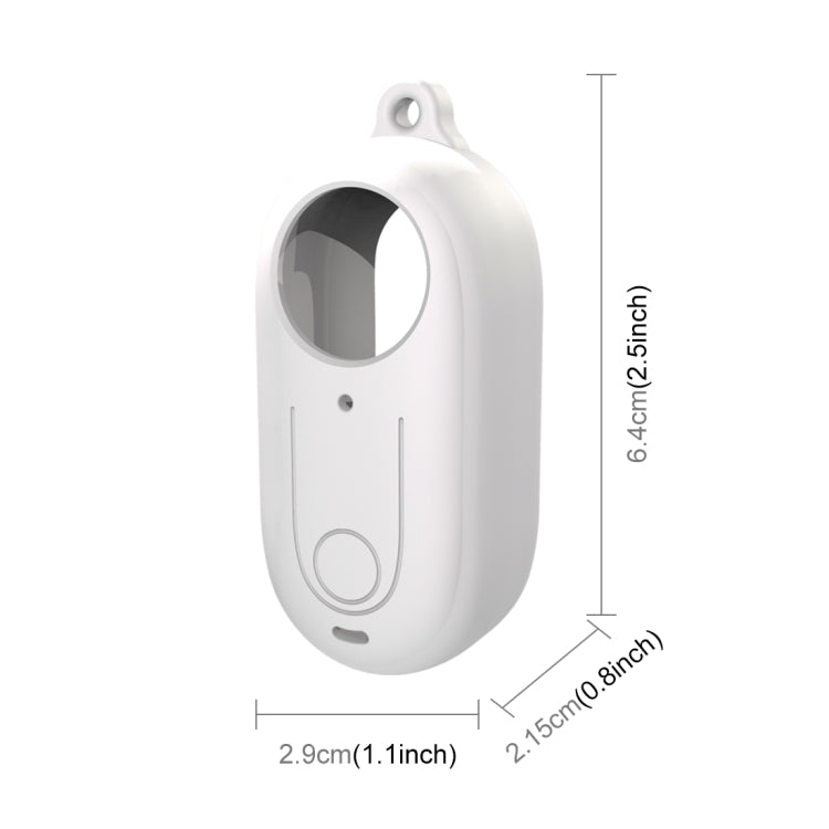 جراب سيليكون لكاميرا Insta360 GO 3 PULUZ مع غطاء للعدسات، جراب سيليكون مع غطاء للعدسات (أبيض)، جراب سيليكون مع غطاء للعدسات (أسود)، جراب سيليكون مع غطاء للعدسات (أحمر)