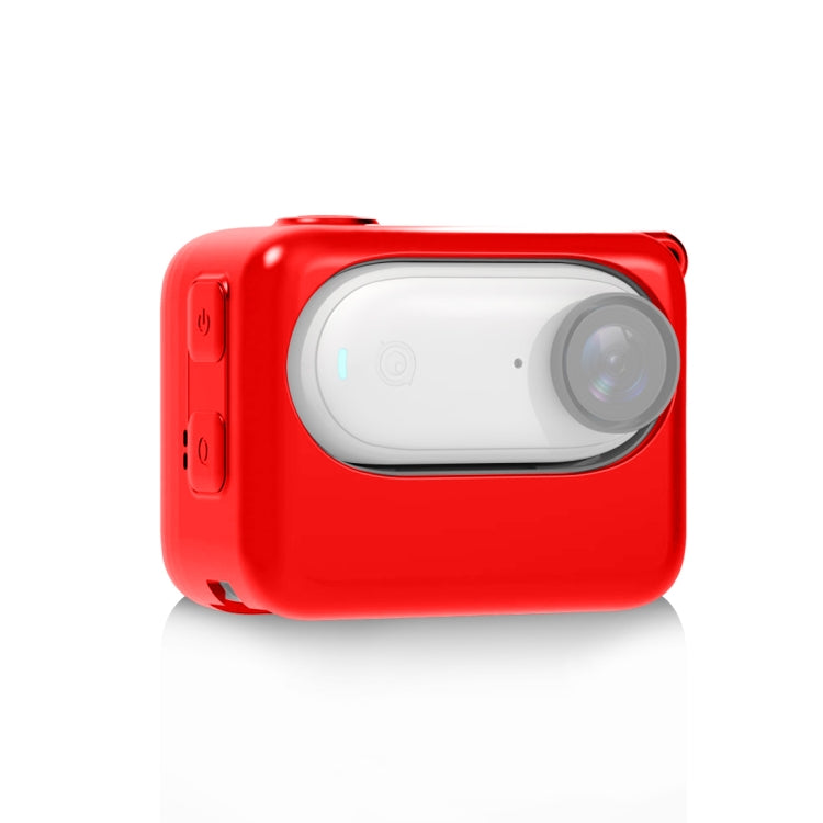 حافظة شحن كاميرا بولوز من السيليكون لكاميرا Insta360 GO 3، حافظة شحن (أسود)، حافظة شحن (أحمر)، حافظة شحن (أبيض)