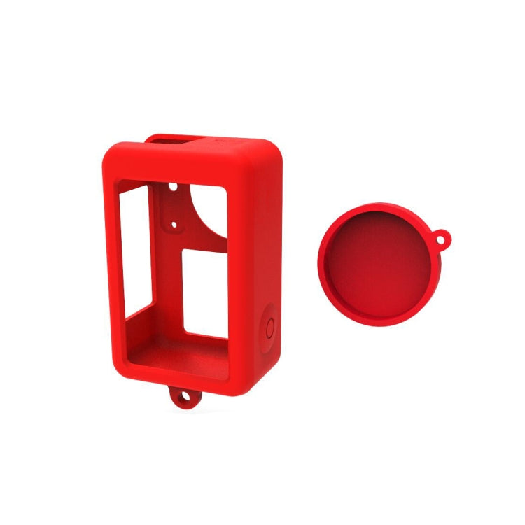 For DJI Osmo Action 4 / 3 PULUZ Silicone Protective Case with Lens Cap