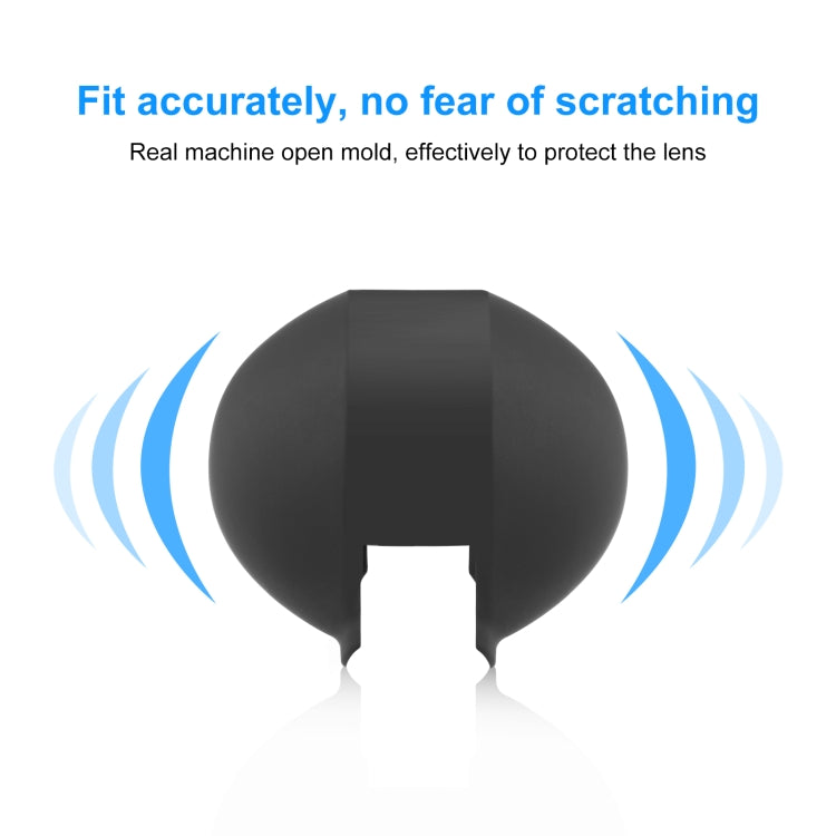 For Insta360 X3 PULUZ Invisible Dive Case Lens Guard Silicone Protective Cover, For Insta360 X4 / X3