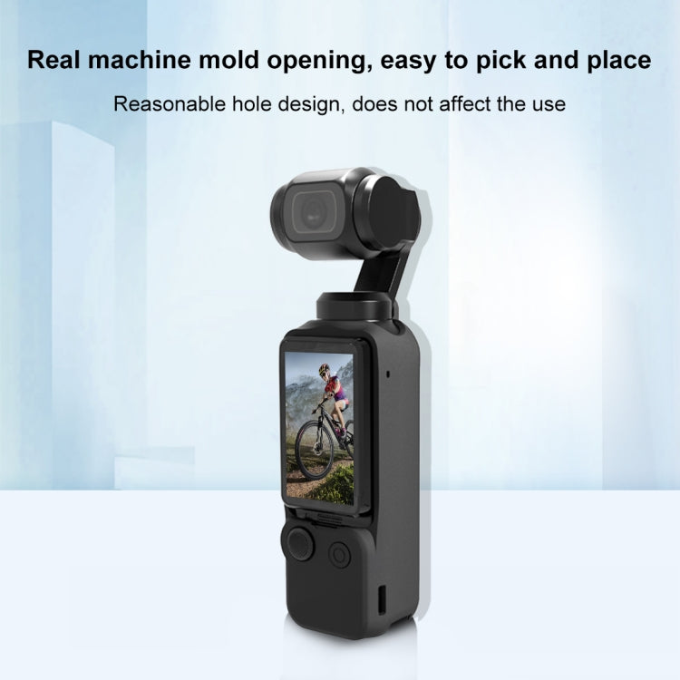 For DJI OSMO Pocket 3 PULUZ 3 in 1 Silicone Cover Case Set, Silicone Case Black, Silicone Case Red, Silicone Case White