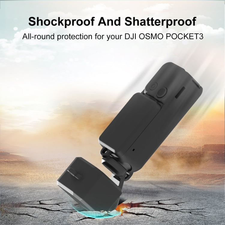 For DJI OSMO Pocket 3 PULUZ 3 in 1 Silicone Cover Case Set, Silicone Case Black, Silicone Case Red, Silicone Case White