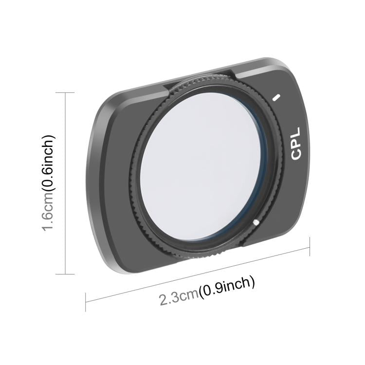 For DJI Pocket 3 PULUZ Magnetic Camera Lens CPL Filter