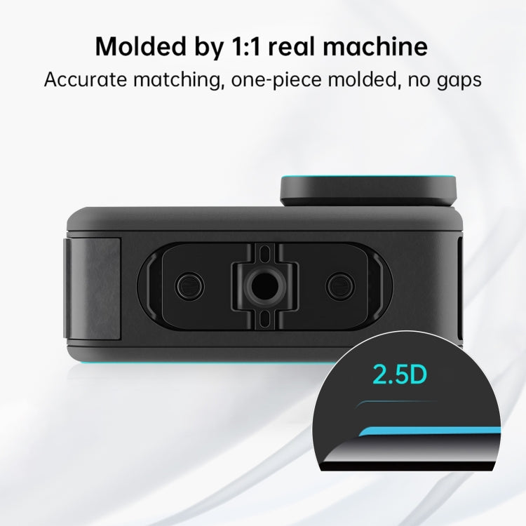 For GoPro HERO13 Black PULUZ 3 in 1 Lens and Front Back Screen 9H 2.5D Tempered Glass Film
