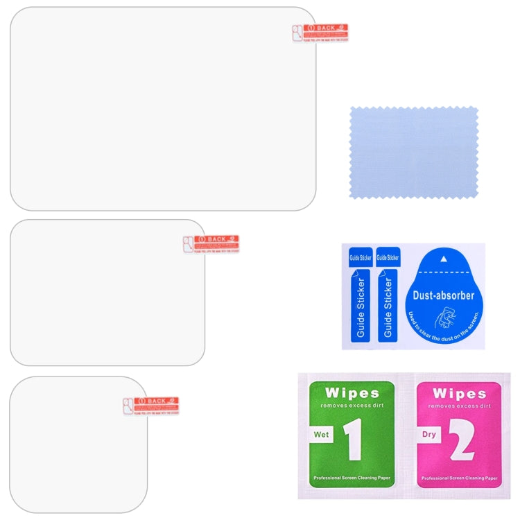 For GoPro HERO13 Black PULUZ 3 in 1 Lens and Front Back Screen 9H 2.5D Tempered Glass Film