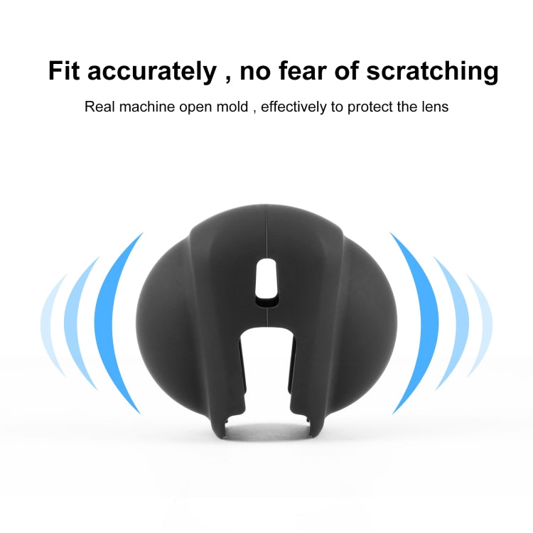 For Insta360 X4 PULUZ Silicone Protective Lens Cover