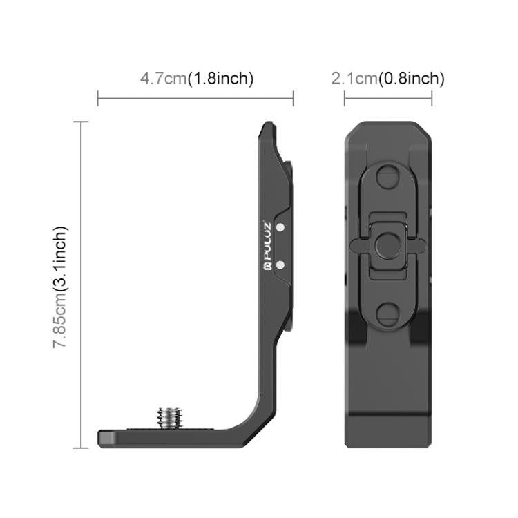 For Insta360 X4 PULUZ Vertical Horizontal Shooting Quick Release Metal L Bracket, For Insta360 X4 / X5