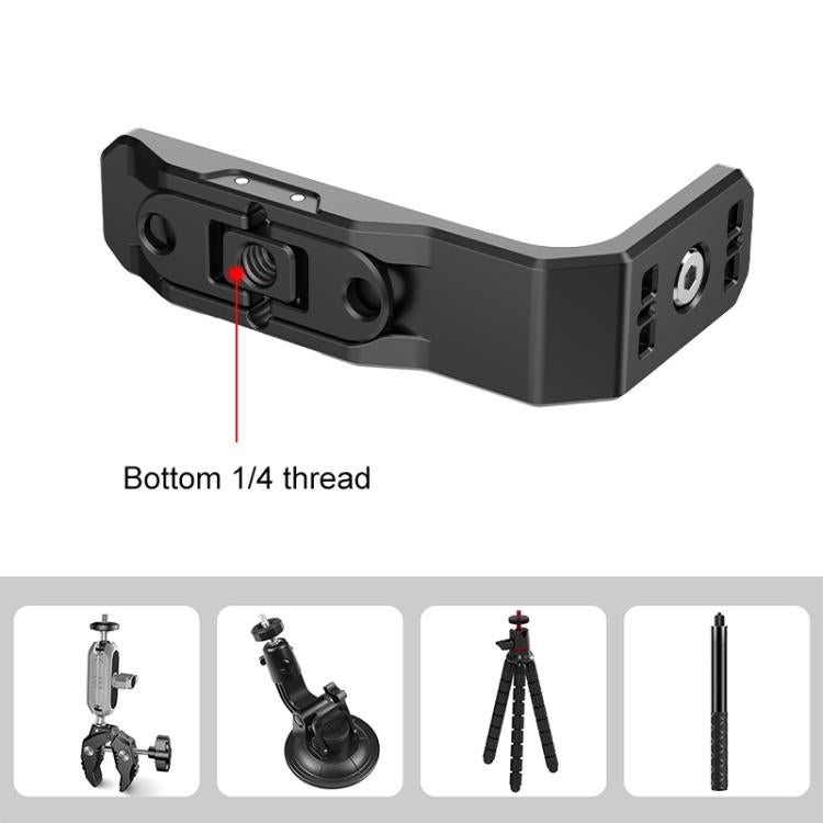 For Insta360 X4 PULUZ Vertical Horizontal Shooting Quick Release Metal L Bracket, For Insta360 X4 / X5