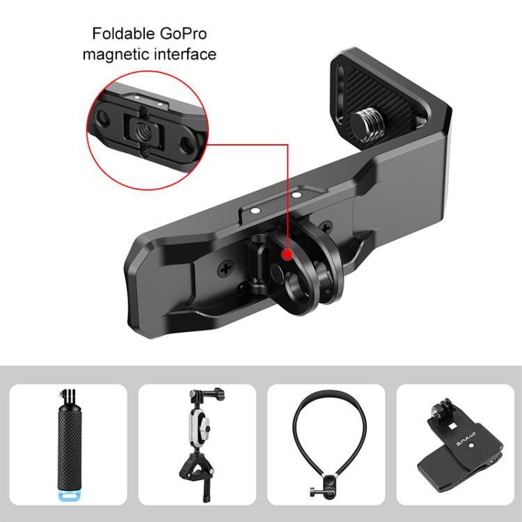 For Insta360 X4 PULUZ Vertical Horizontal Shooting Quick Release Metal L Bracket, For Insta360 X4 / X5