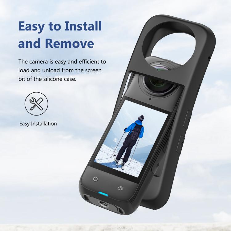 For Insta360 X4 PULUZ Full Body Dust-proof Silicone Protective Case, Protective Case