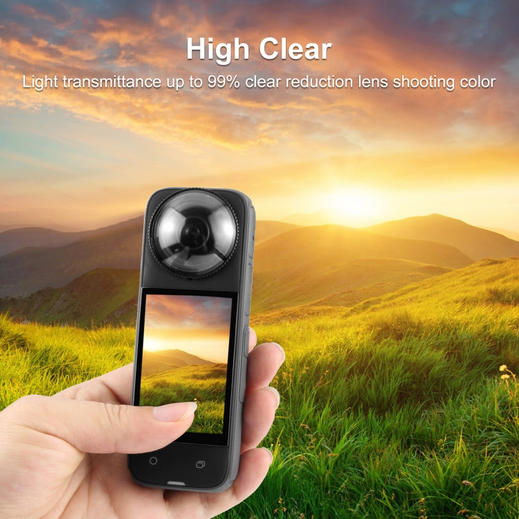 For Insta360 X4 PULUZ Rotation PC Lens Guard Protective Cover, PC Lens Guard