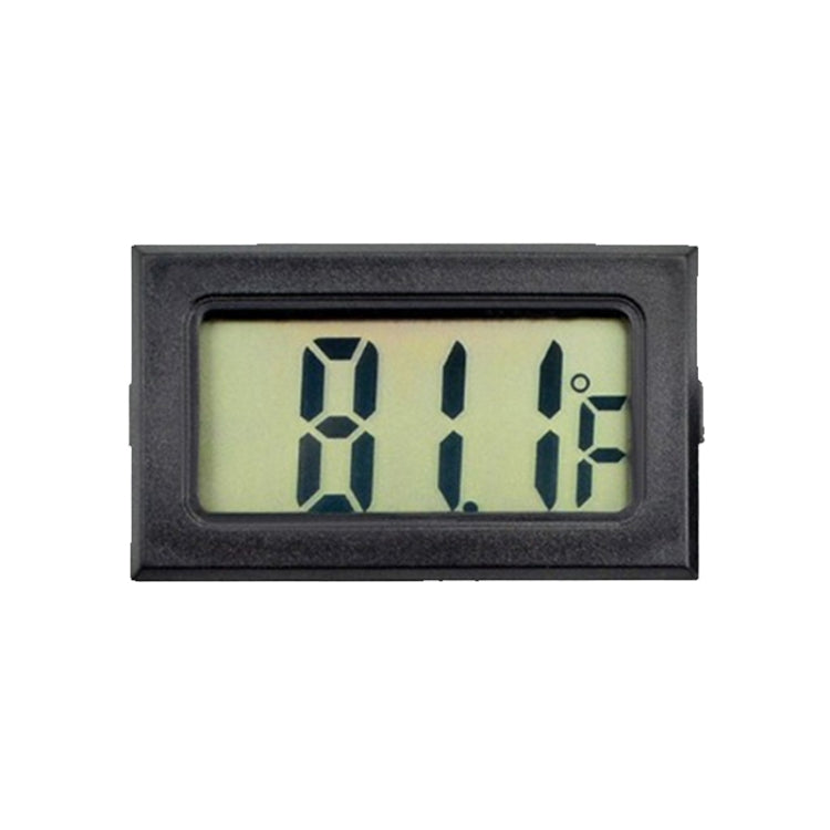 مقياس حرارة رقمي صغير الحجم للأماكن الداخلية بشاشة LCD (عرض فهرنهايت)، أبيض، (عرض فهرنهايت) (أبيض)، (عرض فهرنهايت) (أسود)