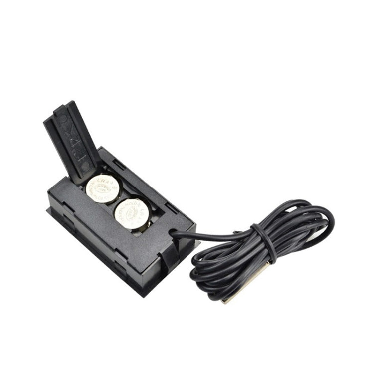 مقياس حرارة رقمي صغير الحجم للأماكن الداخلية بشاشة LCD (عرض فهرنهايت)، أبيض، (عرض فهرنهايت) (أبيض)، (عرض فهرنهايت) (أسود)