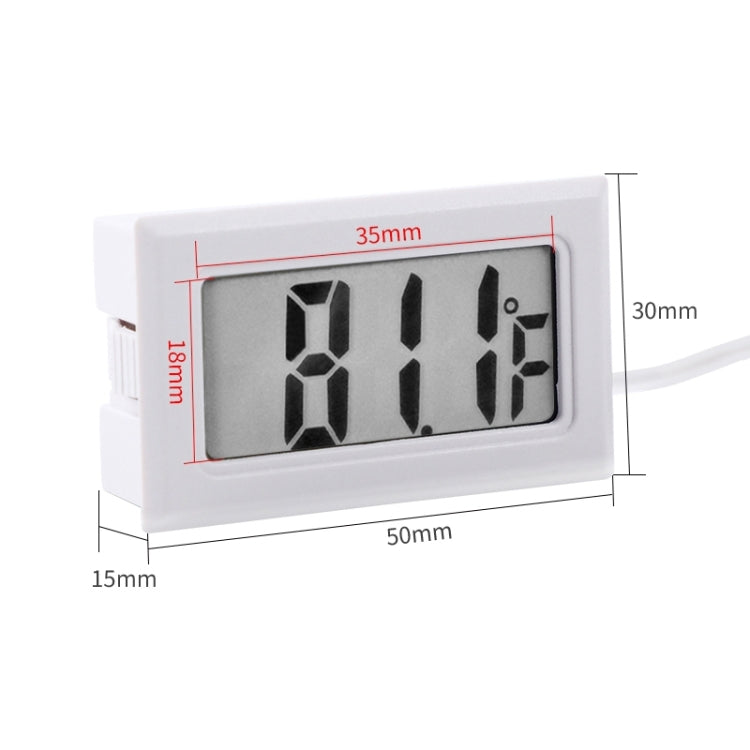 مقياس حرارة رقمي صغير الحجم للأماكن الداخلية بشاشة LCD (عرض فهرنهايت)، أبيض، (عرض فهرنهايت) (أبيض)، (عرض فهرنهايت) (أسود)
