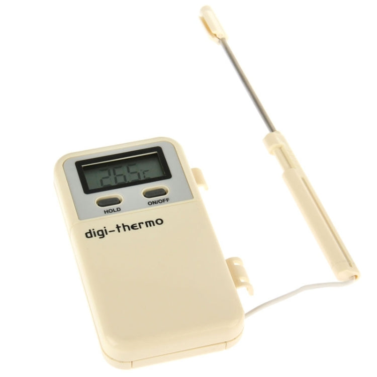 HT-2 مقياس حرارة الطعام الرقمي LCD، نطاق درجة الحرارة: من -50 إلى 300 درجة مئوية، HT-2