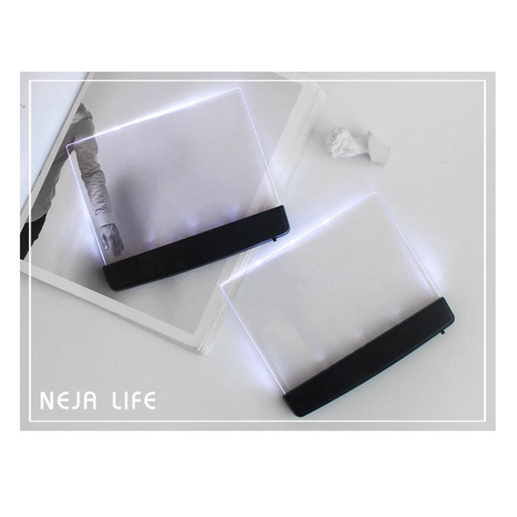 3 LED Bright Panel Travel Lamp, Black