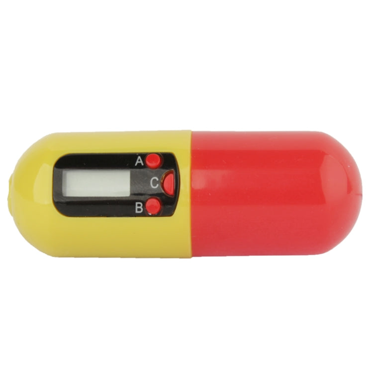 Portable Timer Pill Medicine Reminder Drug Box Keychain, Medicine Reminder