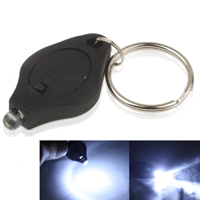 Mini LED Flashlight, White Light, Transparent, Yellow, Blue, Black, Pink, Green