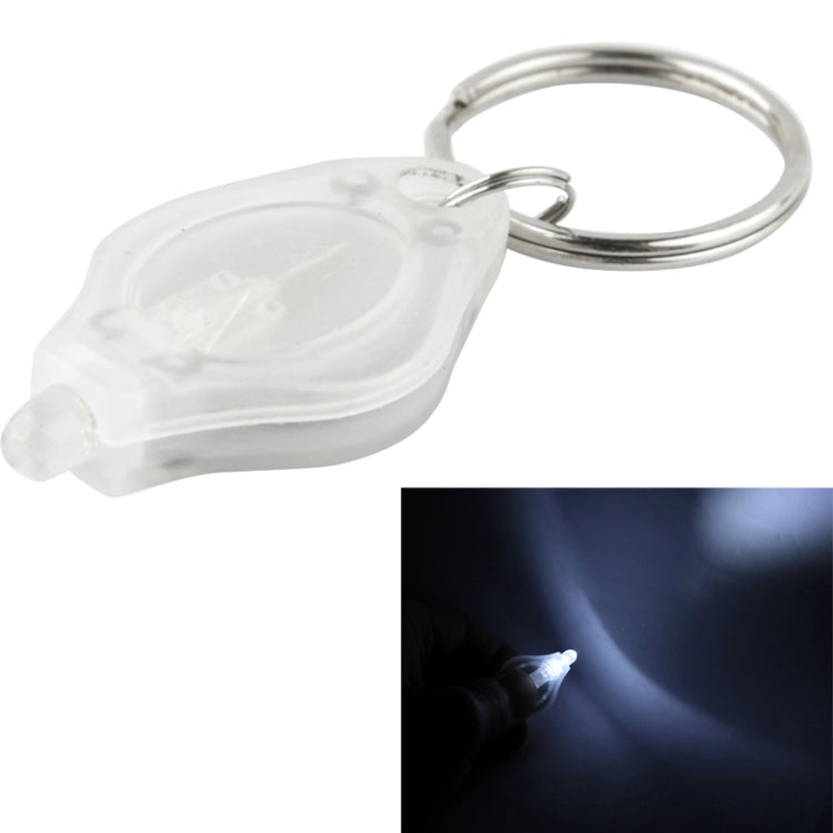 Mini LED Flashlight, White Light, Transparent, Yellow, Blue, Black, Pink, Green