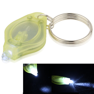 Mini LED Flashlight, White Light, Transparent, Yellow, Blue, Black, Pink, Green