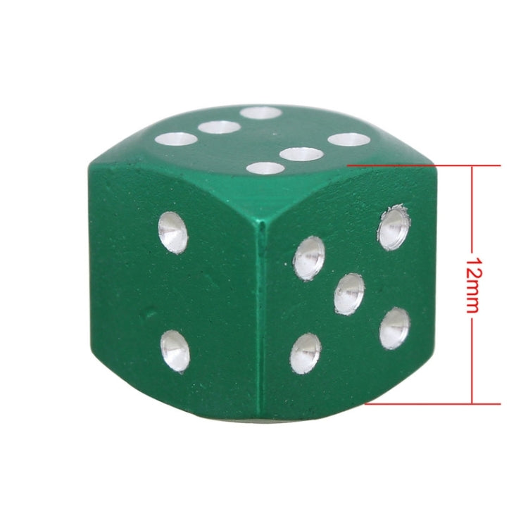 Universal 8mm Dice Style Aluminium Alloy Car Tire Valve Caps, Pack of 4, Dice Style 5, Dice Style 5, Dice Style 4, Dice Style, Dice Shape 5