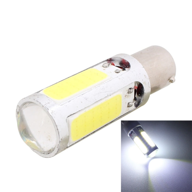 2 PCS 1156/BA15S 1250LM 20W + 5W 5 x COB LED White Light Car Brake Light Lamp Bulb, DC 12-24V, 1156