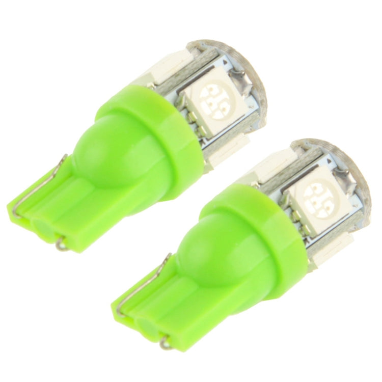 T10 5 LED 5050 SMD Car Signal Light Bulb, Pair,Blue, Pair, Green, Pair, Yellow, Pair, Pair, Red, Pair, Pink