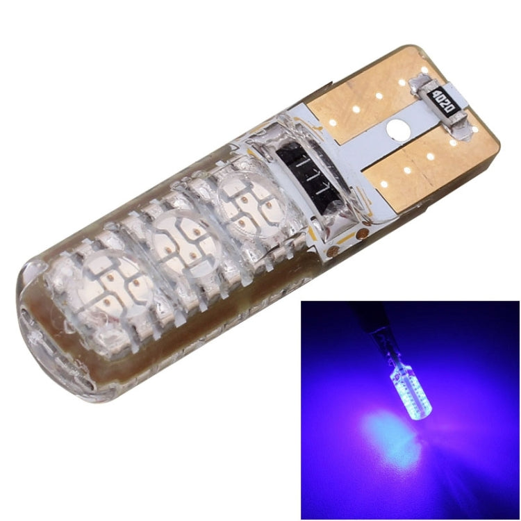 10 PCS T10 3W 300LM Silicone 6 LED SMD 5050 Car Clearance Lights Lamp, DC 12V, 6 LED SMD 5050, 6 SMD 5050 LEDs, 6 SMD 5050 LEDs