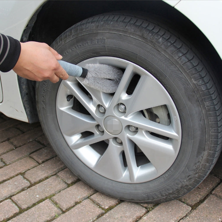 KANEED Car Wheel Tire Rim Scrub Brush Hub Clean Wash Brush Car Truck Motorcycle Bike Washing Cleaning Tool, US Stock Tire Rim Scrub Brush, UK Stock Tire Rim Scrub Brush, Tire Rim Scrub Brush