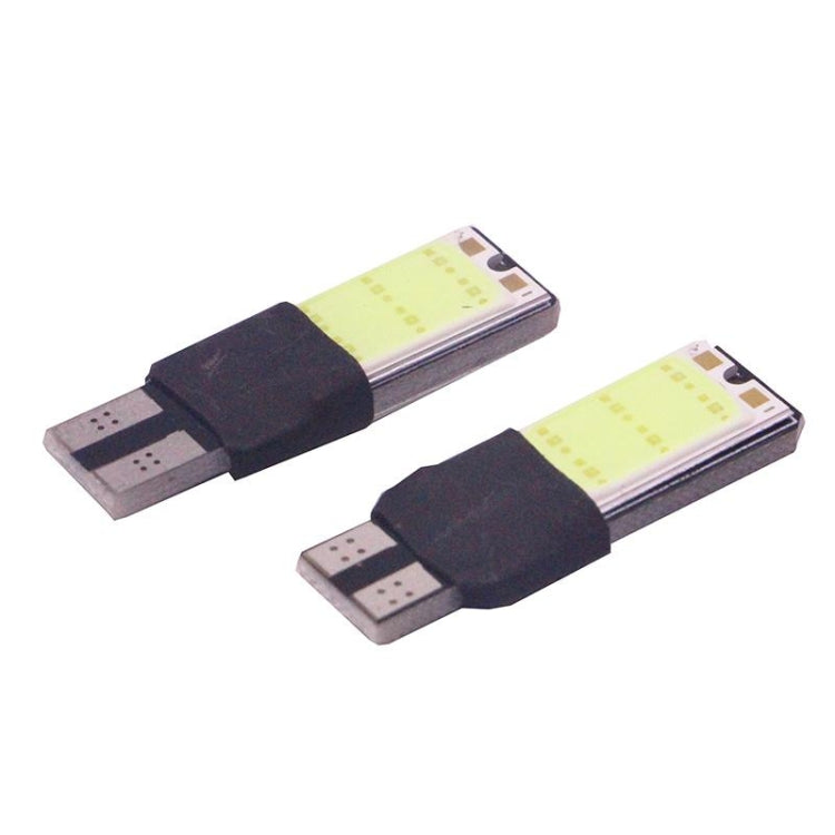 قطعتان من مصابيح T10 3 وات 160-180 لومن، 2 ليد أزرق ثلجي COB LED، مصابيح تخليص السيارة، تيار مستمر 12 فولت، 2 ليد COB LED، COB LED