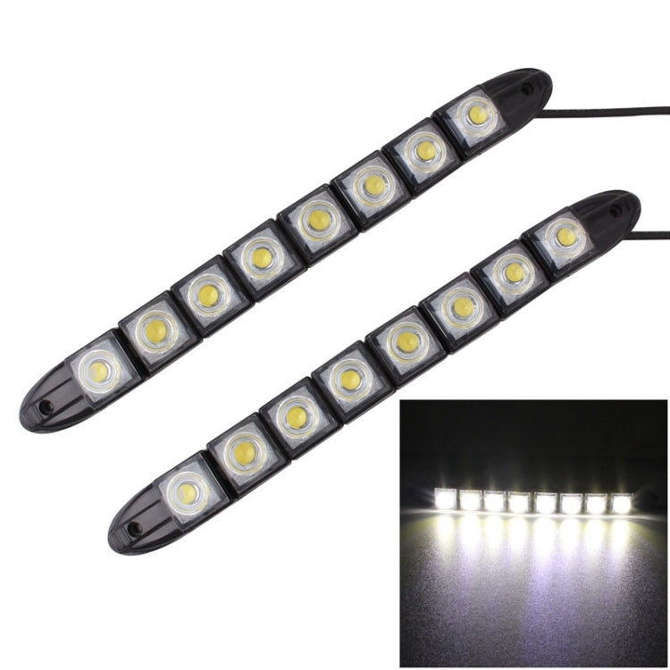 2 PCS 4W 8 LED SMD 5050 Flexible Snake LED Car Daytime Running Lights, DC 12V, 4W