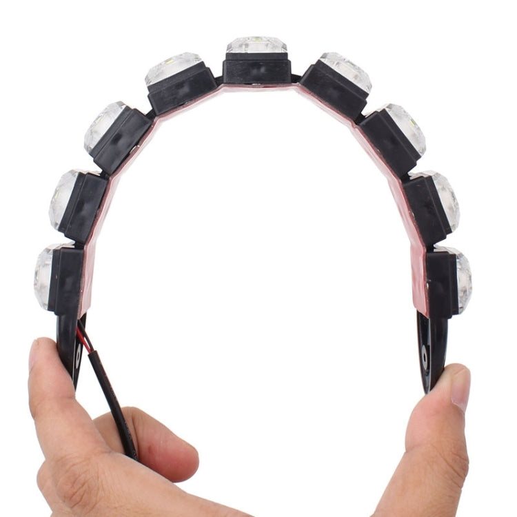2 PCS 4.5W 9 LED SMD 5050 Flexible Snake LED Car Daytime Running Lights, DC 12V, 4.5W