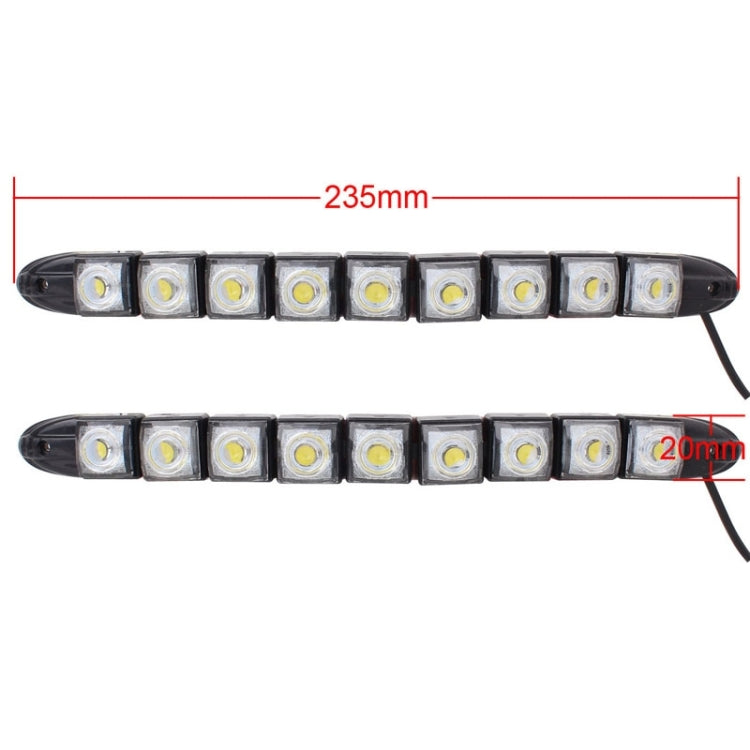 2 PCS 4.5W 9 LED SMD 5050 Flexible Snake LED Car Daytime Running Lights, DC 12V, 4.5W