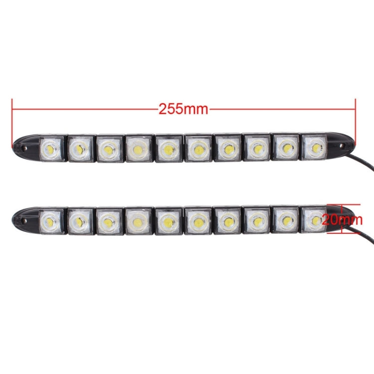 2 PCS 5W 10 LED SMD 5050 Flexible Snake LED Car Daytime Running Lights, DC 12V, 5W