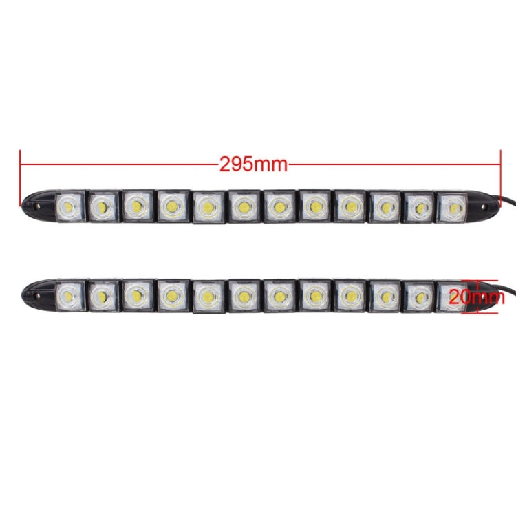 2 PCS 6W 12 LED SMD 5050 Flexible Snake LED Car Daytime Running Lights, DC 12V, 6W