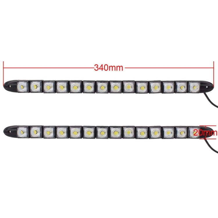 2 PCS 7W 14 LED SMD 5050 Flexible Snake LED Car Daytime Running Lights, DC 12V, 7W